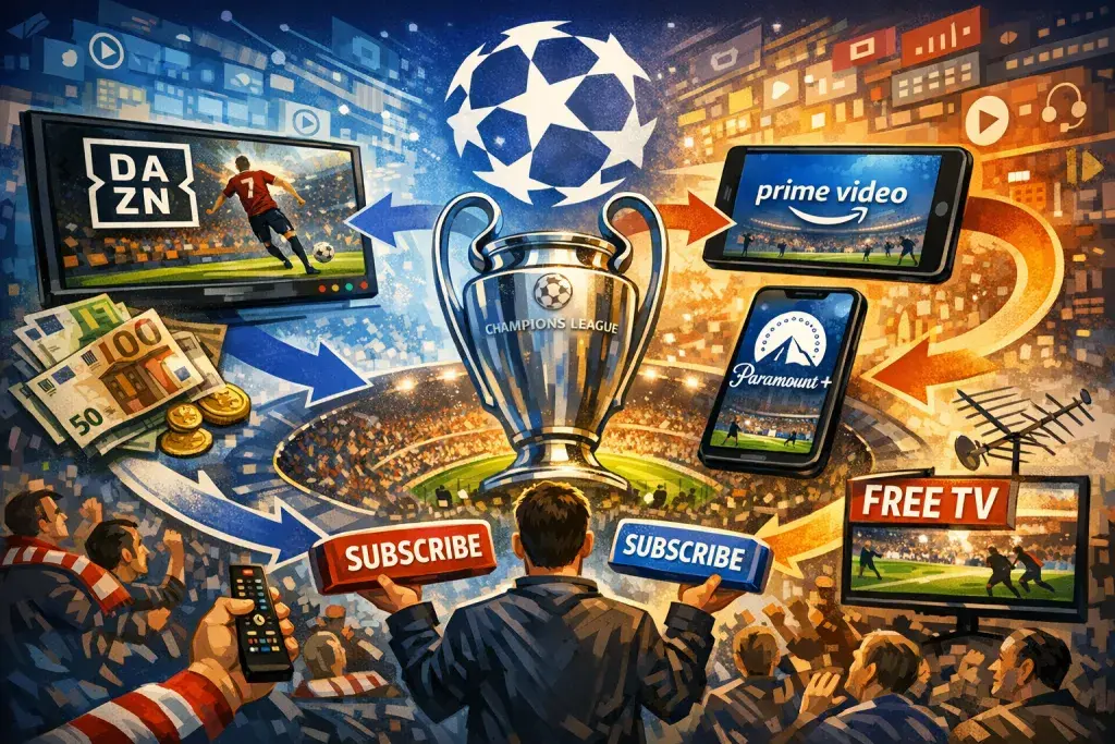 Champions League Rights Define How Viewers Access Europe’s Premier Club Event